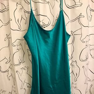 Victoria's Secret Intimates & Sleepwear - VINTAGE 1990’s Victoria Secret teal blue slip! Victoria's Secret Intimates & Sleepwear - VINTAGE 1990’s Victoria Secret teal blue slip!